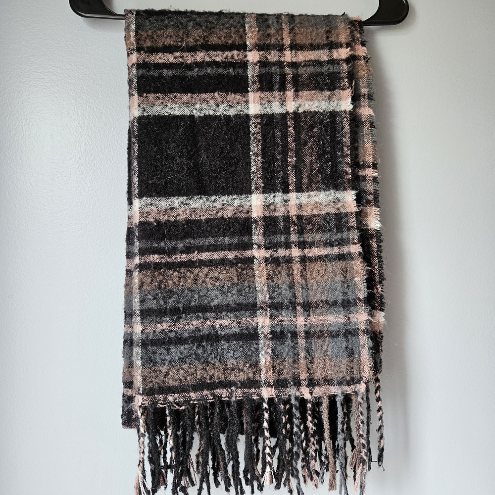 Plaid Blanket Scarf